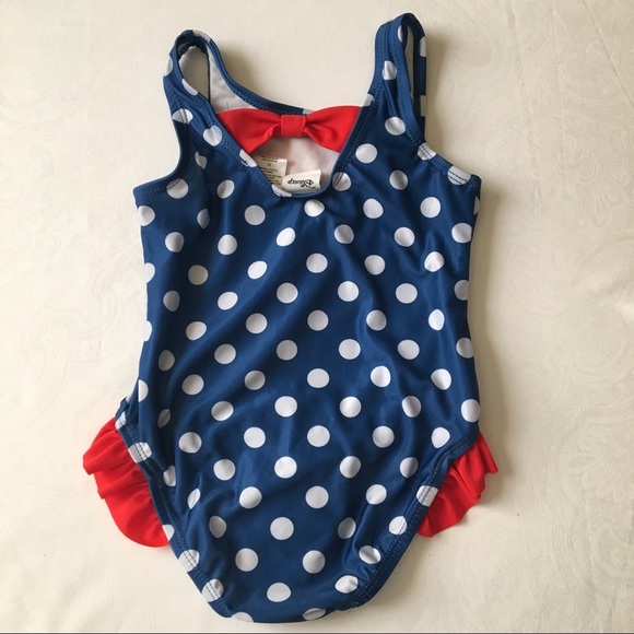 Girls One piece Minnie Swimming Suit 3t - Picture 2 of 8